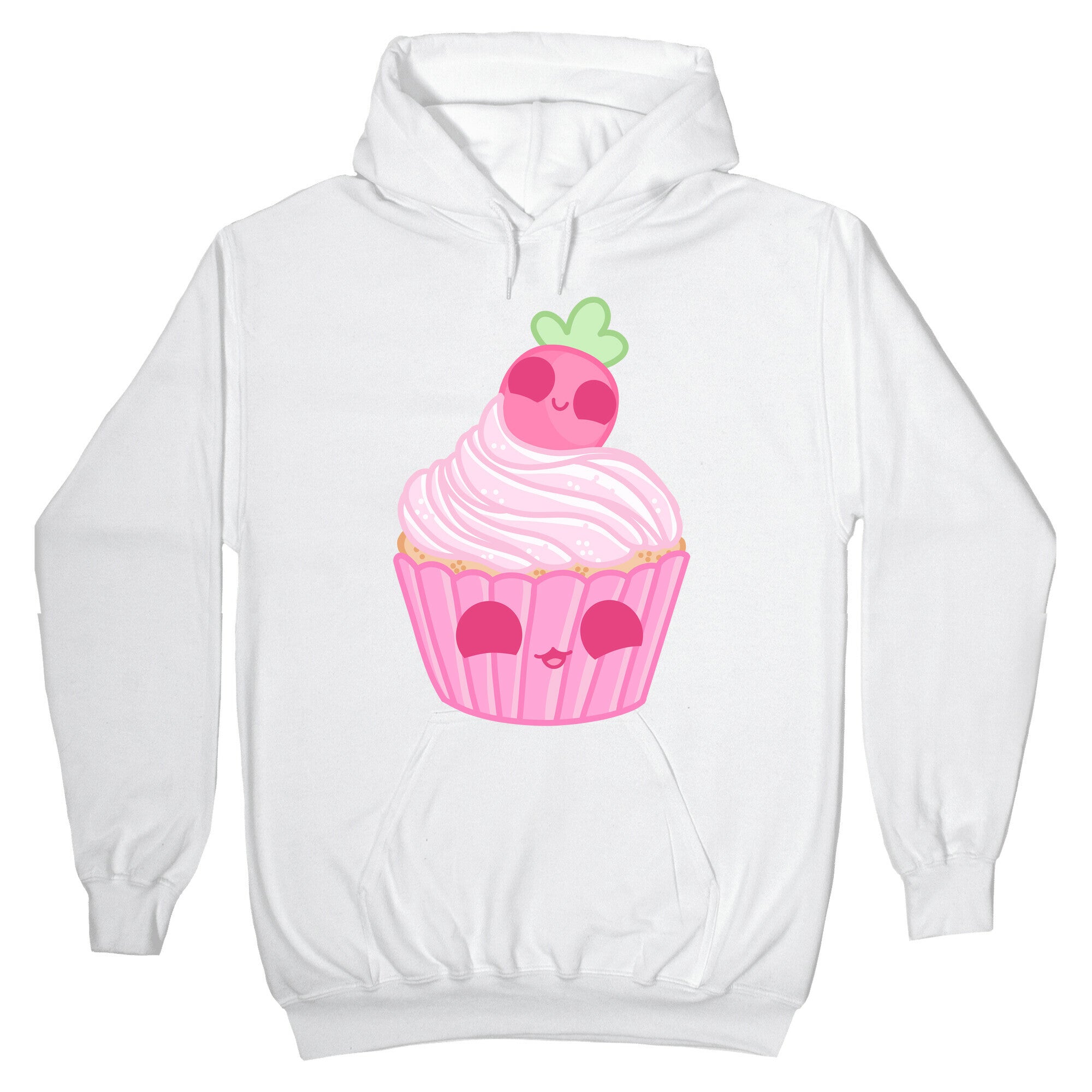 Kawaii Strawberry Cupcake Hoodie